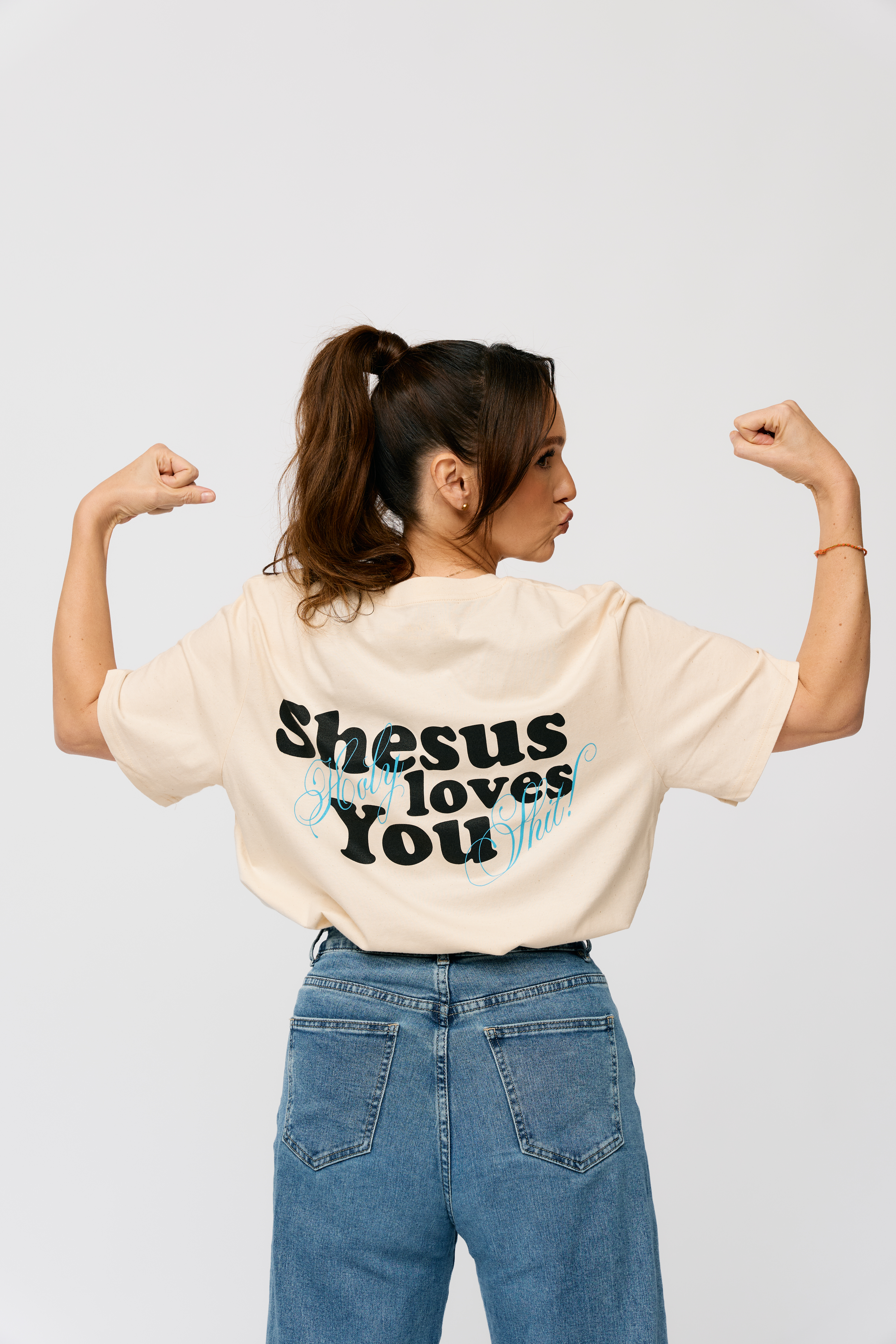 Thumbnail 2 von T-Shirt "Holy Shit" natural raw